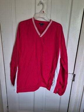 Sport-Tek Red Jacket with White Trim